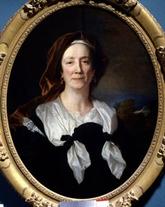 Retrato de Marie Serre, madre del artista de Hyacinthe Francois Rigaud