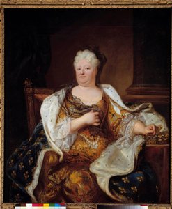 Retrato de la Princesa Palatina Charlotte Elisabeth de Baviera de Hyacinthe Francois Rigaud