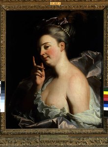 Retrato de un desconocido "El Amenazado" de Hyacinthe Francois Rigaud