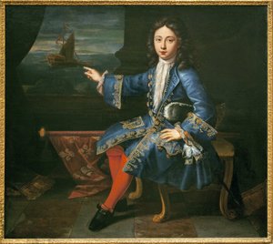 Retrato del Conde de Toulouse (1678-1737). (Hijo reconocido de Luis XIV (1638-1715) y Madame de Montespan (Francoise Athenais, marquesa de Montespan de Hyacinthe Francois Rigaud