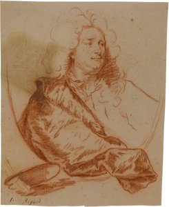Retrato del pintor Charles de la Fosse (1636-1716) de Hyacinthe Rigaud