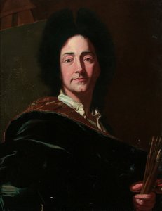 Retrato del artista de Hyacinthe Francois Rigaud