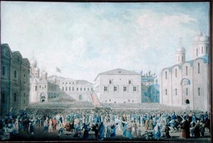 La Gran Recepción de Alejandro I (1777-1825) en el Kremlin el 15 de agosto de 1816