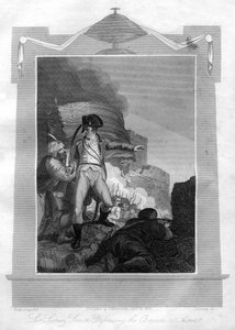 Sir Sydney Smith 1764-1840 defendiendo la brecha en Acre, 1816 de I. Brown