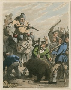 Ilustración de Hudibras por Samuel Butler