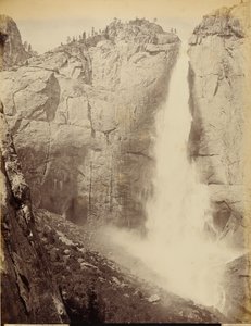 Upper Yosemite Falls, 1502 pies - (instantánea) de I. W. Taber