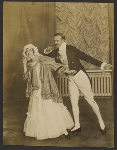 Ballet aristocrático (Graf Lalongue con la baronesa E. Rosin). de Iakob Vladimirovich Shteinberg