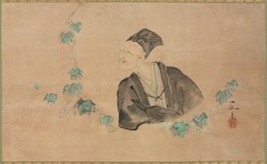Retrato de Basho de Ichijun