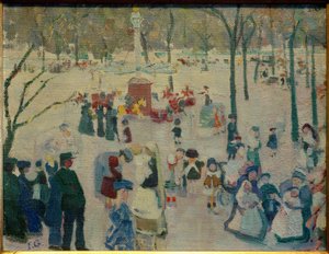 Parque infantil en el Jardin du Luxembourg de Ida Gerhardi