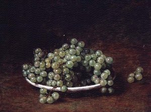 Bodegón de uvas pequeñas