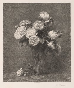 Ramo de rosas, 1879 de Ignace Henri Jean Fantin Latour