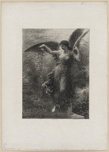 A Eugene Delacroix de Ignace Henri Jean Fantin Latour