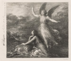 El Paraíso y la Peri de Ignace Henri Jean Fantin Latour