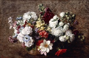 Ramo mixto de Ignace Henri Jean Fantin Latour