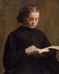 Retrato de la señorita Marie Fantin-Latour, 1859 de Ignace Henri Jean Fantin Latour