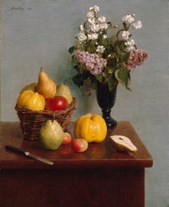 Naturaleza Muerta con Flores y Frutas, 1866