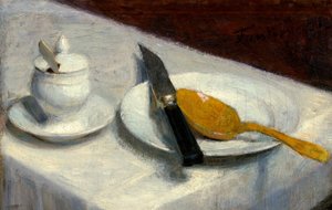 Bodegón con tarro de mostaza de Ignace Henri Jean Fantin Latour