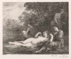 Los bañistas, 1898