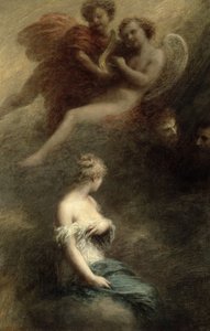 La condenación de Fausto, 1888 de Ignace Henri Jean Fantin Latour