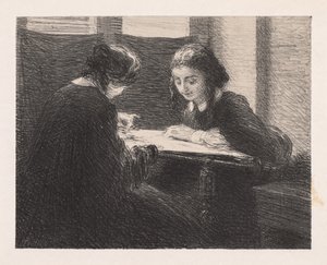 Las bordadoras de Ignace Henri Jean Fantin Latour