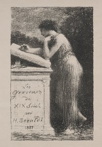 La litografía, 1887 de Ignace Henri Jean Fantin Latour
