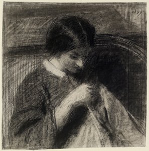 Mujer cosiendo