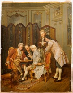 Los jugadores de backgammon, 1866 de Ignacio Leon y Escosura