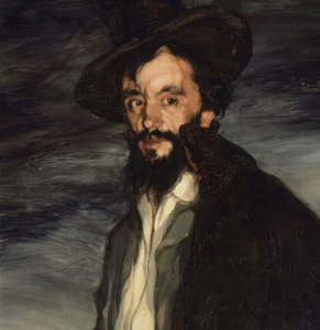 Retrato del pintor Pablo Uranga (detalle) de Ignacio Zuloaga y Zabaleta