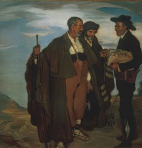 El alcalde de Torquemada y sus consejeros de Ignacio Zuloaga y Zabaleta