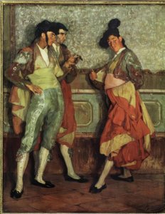 Ignacio Zuloaga / Jóvenes toreros del pueblo, 1906