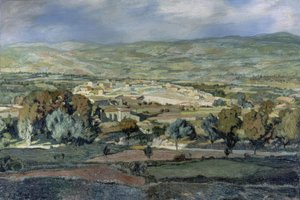 Paisaje en Alhama de Ignacio Zuloaga y Zabaleta