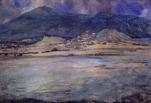 Pueblo de Zaragoza – Esco – Siglo XX de Ignacio Zuloaga y Zabaleta