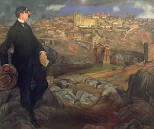 Retrato de Maurice Barrès de Ignacio Zuloaga y Zabaleta