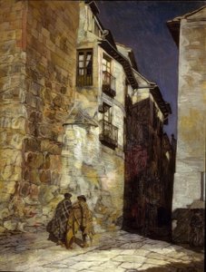 Segovia de noche de Ignacio Zuloaga y Zabaleta