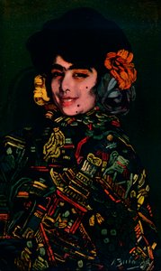 Chica española, 1907 de Ignacio Zuloaga y Zabaleta