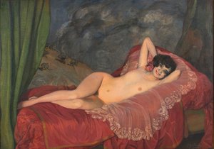 Desnudo rojo, 1922