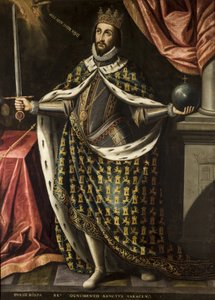 King Ferdinand el Santo par Ries, Ignacio de (c. 1612-1661), c. 1655-1665. Oil on canvas de Ignacio de Ries