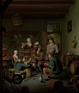 El mercado del pescado en Amberes de Ignatius Josephus van Regemorter
