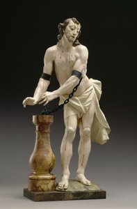 Cristo en la columna, 1754 de Ignaz Gunther