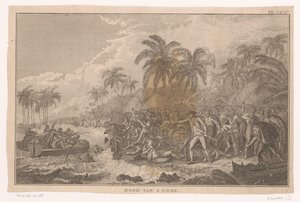Muerte de James Cook durante una batalla con el pueblo de Hawái Muerte de J. Cook (título sobre objeto) de Ignaz Sebastian Klauber (possibly)