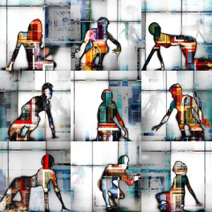Figuras urbanas llenas de color de Igor Shrayer