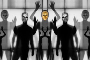 Máscaras para el teatro de sombras de Igor Shrayer