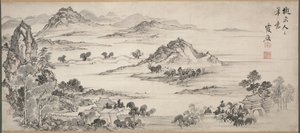 Vista del Lago Oeste, 1700s