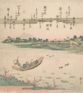 Barco Cruzando el Río, ca. 1840