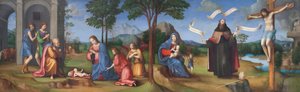 Visión de San Agustín de Il (1450-1517) Francia