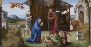 La Natividad (óleo sobre tabla)