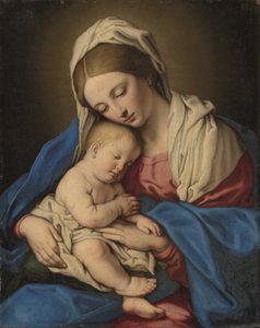 Virgen con el Niño (óleo sobre lienzo)