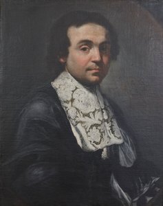 Retrato de hombre, c.1670 (óleo sobre lienzo) de Il (1639 1709) Baciccio