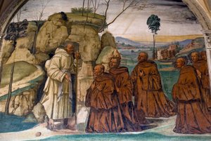 Vida de San Benito, Escena 9: de Il Sodoma