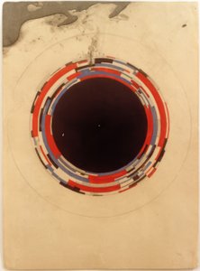 Diseño de una pintura suprematista para porcelana de Ilja Grigorewitsch Tschaschnik